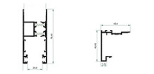 Novo aro móvel perimetral linhas rectas - Série CT